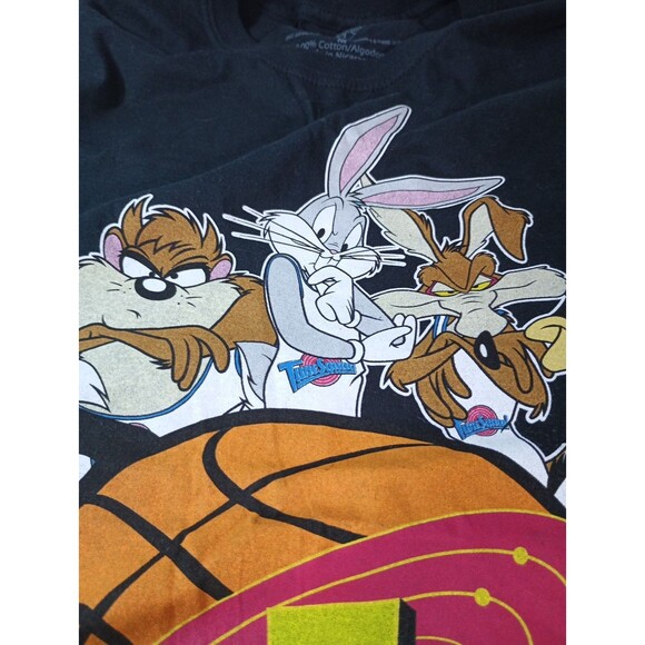 Space Jam Tune Squad T-Shirt Size M WB Looney Tunes Bugs Taz Daffy Unisex Tee - Picture 9 of 14